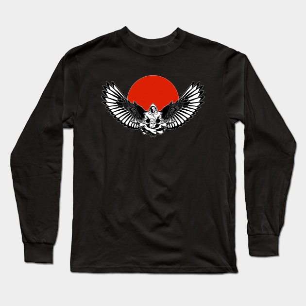 Fallen Angel Long Sleeve T-Shirt by NicGrayTees